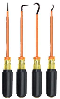 S3042996  4 PIECE PICK & HOOK SET:  STRAIGHT PICK, 90 DEG HOOK, ROUND HOOK and COMPOUND BEND PICK