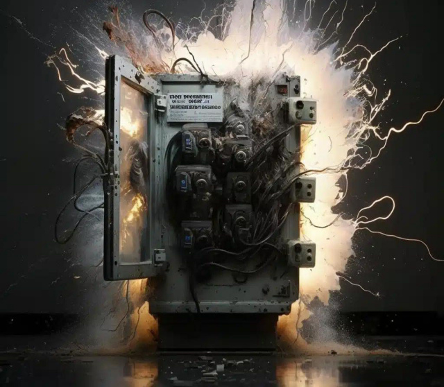 Arc Flash in Progress