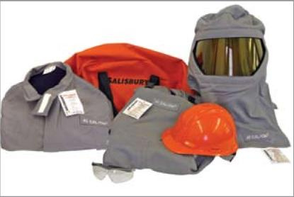 Arc Flash Jacket & Overall Kit / 40 CAL/CM2 - M - XL / Hazard Risk Category 4